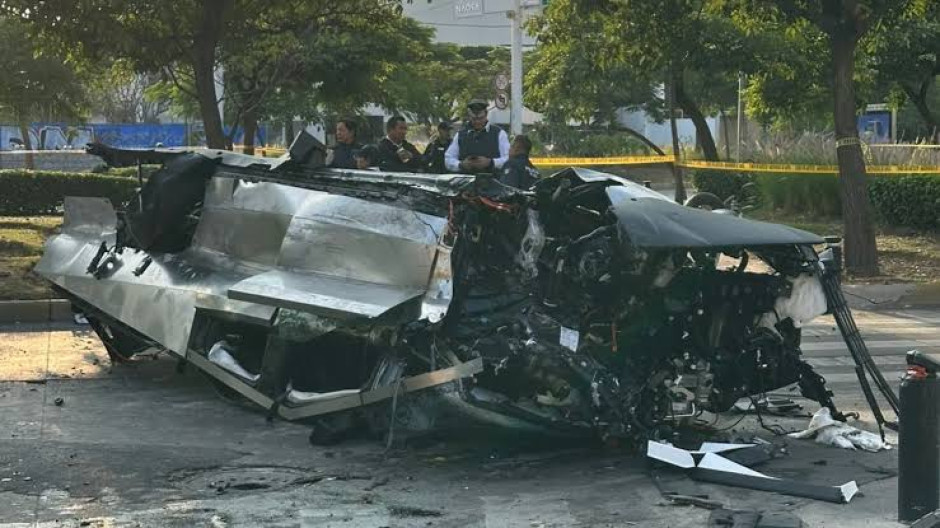 Accidente de Tesla Cybertruck deja cuatro heridos en Guadalajara