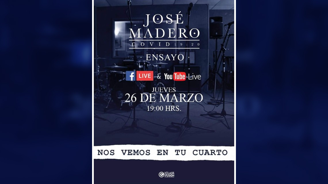 Artistas anuncian conciertos y presentaciones en línea