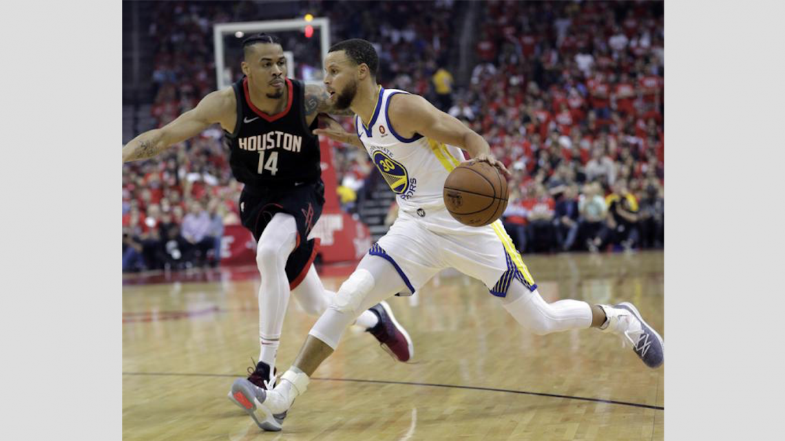 Warriors ganan el primer partido ante los Rockets en final Oeste de la NBA
