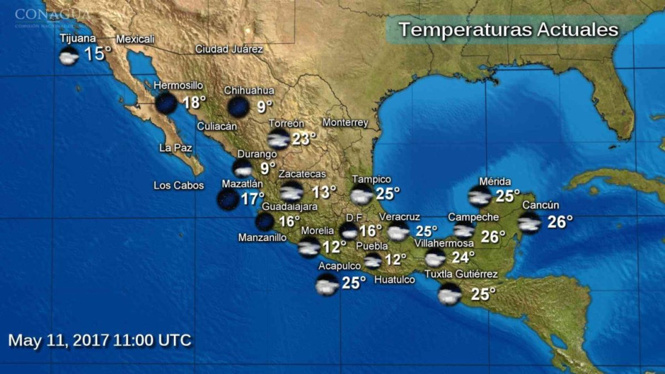 Temperaturas superiores a los 40 grados se prevén en varios estados del país
