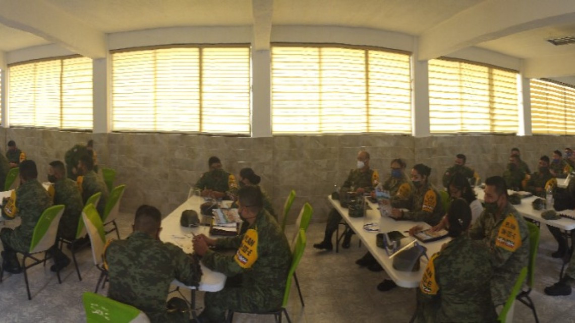 Imparte SEDENA taller contra violencia de género en el cuartel militar