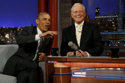 David Letterman recibe a Obama en su programa en Netflix