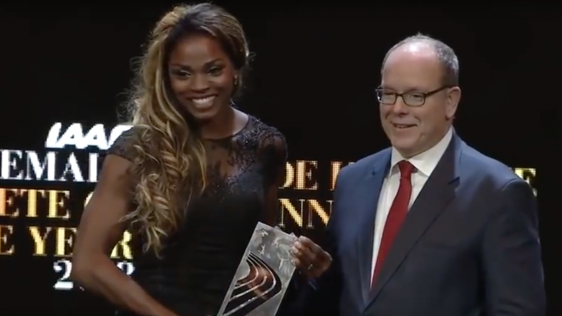 Caterine Ibargüen es la mejor atleta femenina del 2018