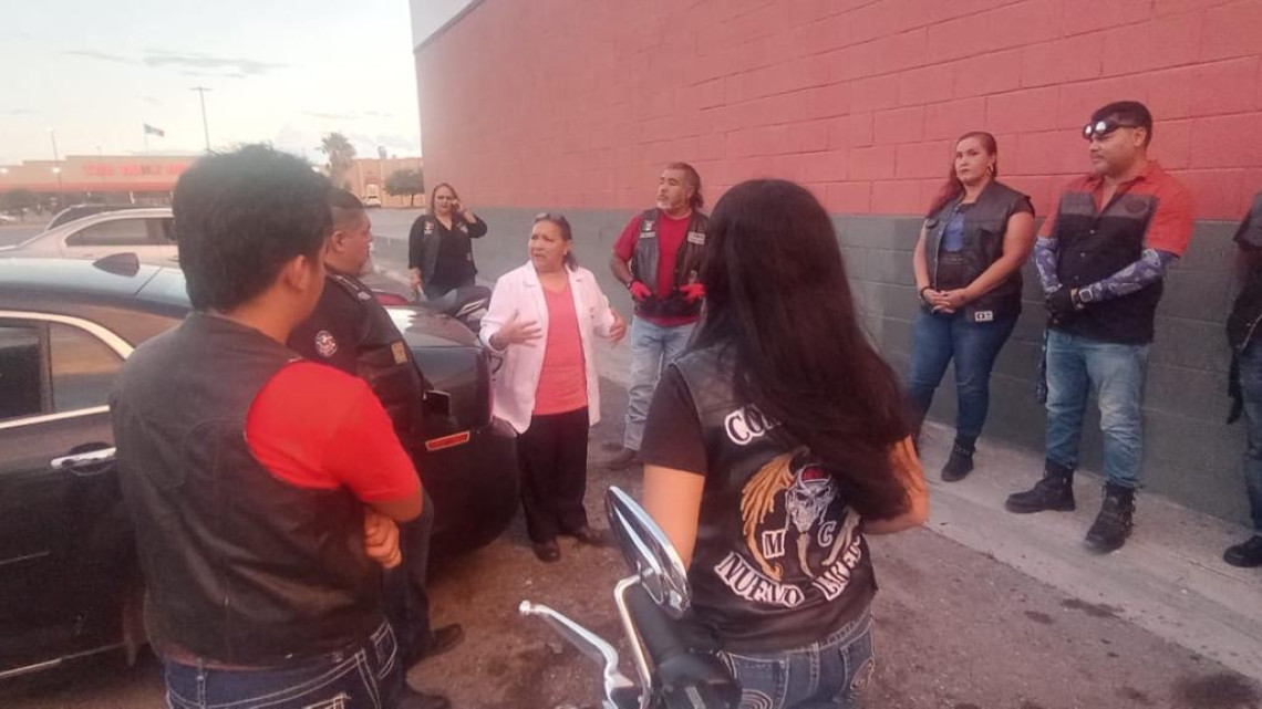 Motociclistas se suman a rodada por la seguridad vial