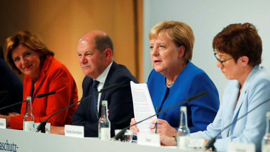 Aprueba Gobierno alemán plan de Merkel contra crisis climática