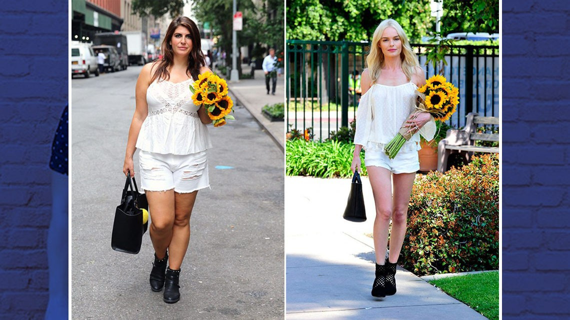 Ella es Katie Sturino, la instagramer curvy que copia los looks de las famosas