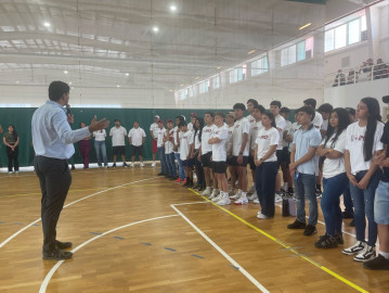 Alcalde se reúne con atletas de Reynosa rumbo a la Olimpiada Nacional CONADE 2025