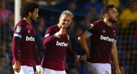 Chicharito da triunfo al West Ham 
