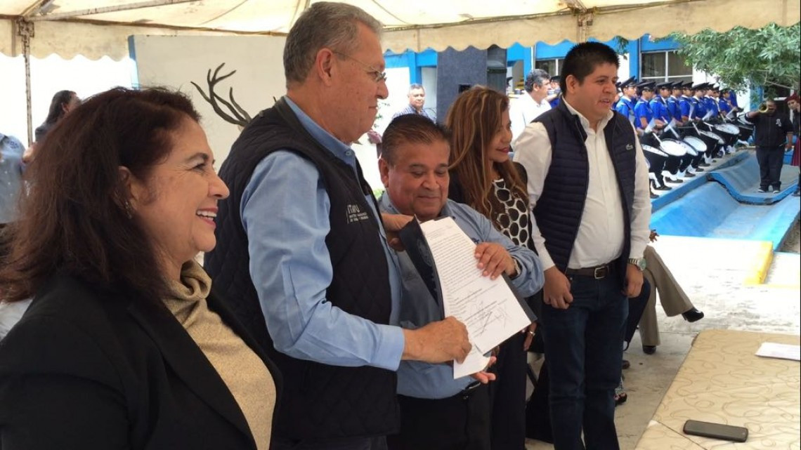 Entregan escrituras a CBTis 105 de Altamira