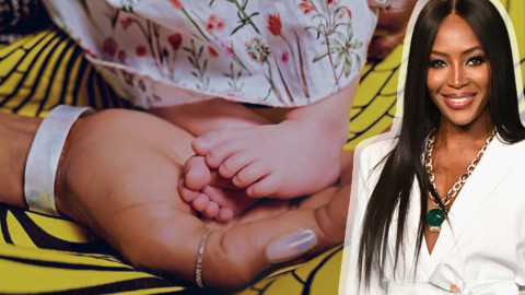 ¡Naomi Campbell ya es mamá! y le da la bienvenida a su bebé