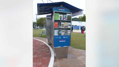 Lleva Gobierno de Tamaulipas lectura e internet a plazas públicas