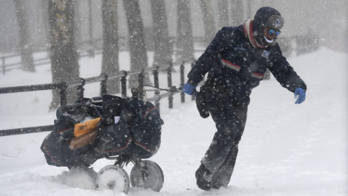 Heladas en EU y Canadá en imágenes