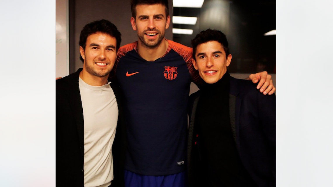 Sergio Pérez se reúne con Messi y compañía 
