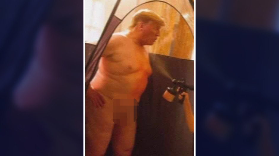 ¿Anonymous filtró la fotografía de Trump desnudo?