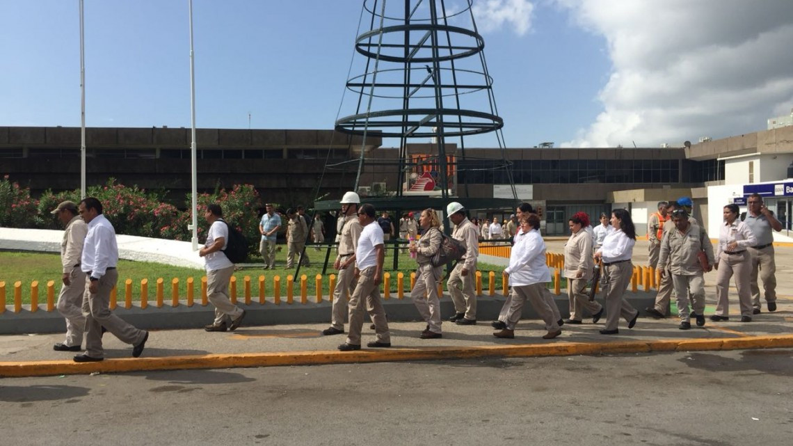Realiza Pemex simulacro mayor por fuga de ácido fluorhídrico