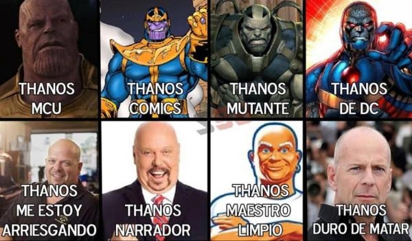 Ya circulan los memes sobre Thanos