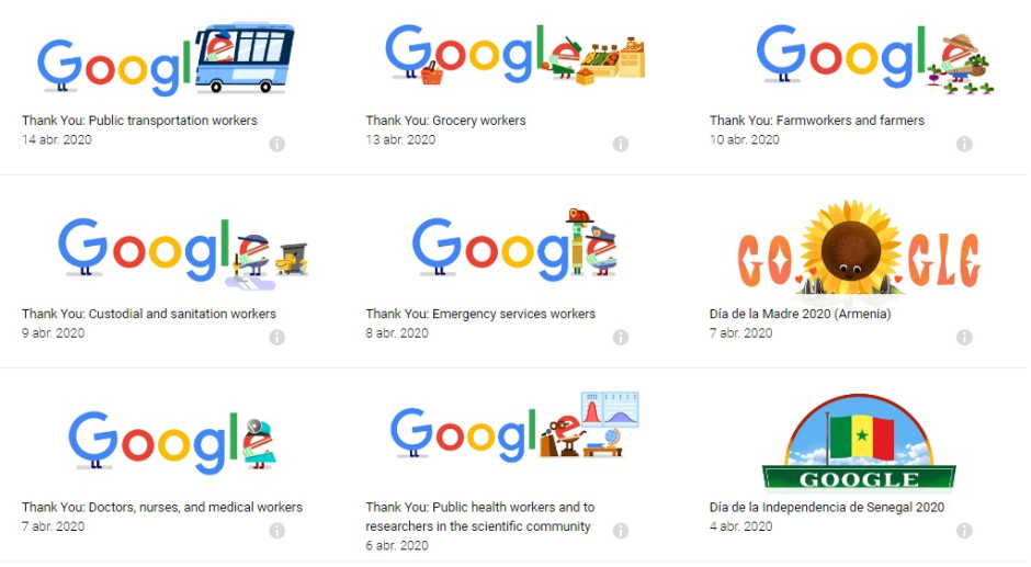 ¡Gracias! Google agradece a las personas que nos ayudan durante pandemia