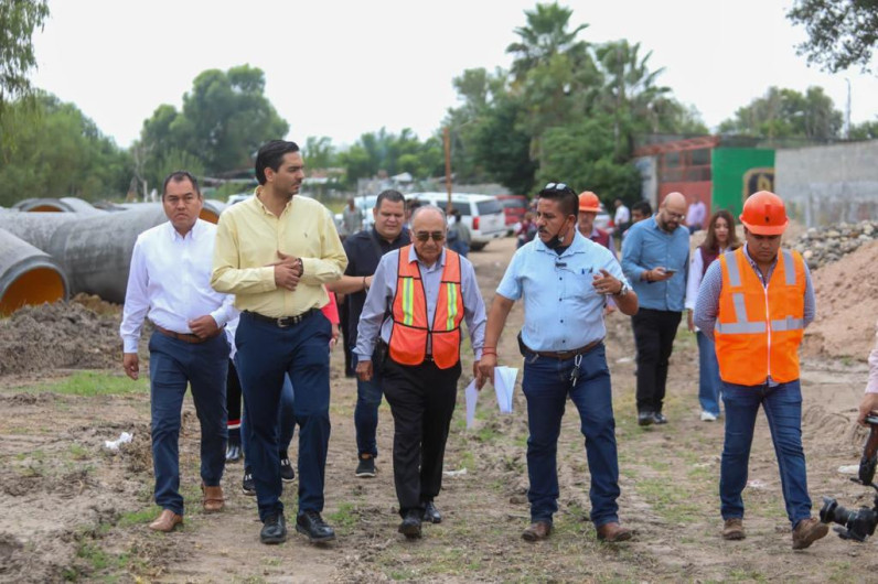 Supervisó Alcalde Carlos Peña Ortiz obras por más de 6 MDP en Leal Puente 2