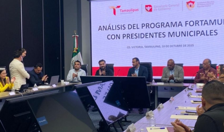 Avanza Tamaulipas en la coordinación regional para fortalecer seguridad pública con recursos del FORTAMUN en la zona centro y norte
