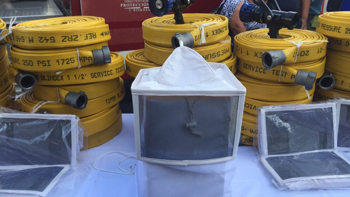 Encarecido el equipo para bomberos 