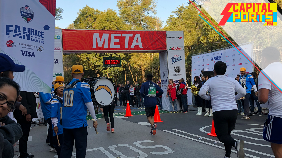 Gran recibimiento para la NFL Fan Race 2019