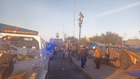 Piden Ong's informen de operativos en campamento migrante