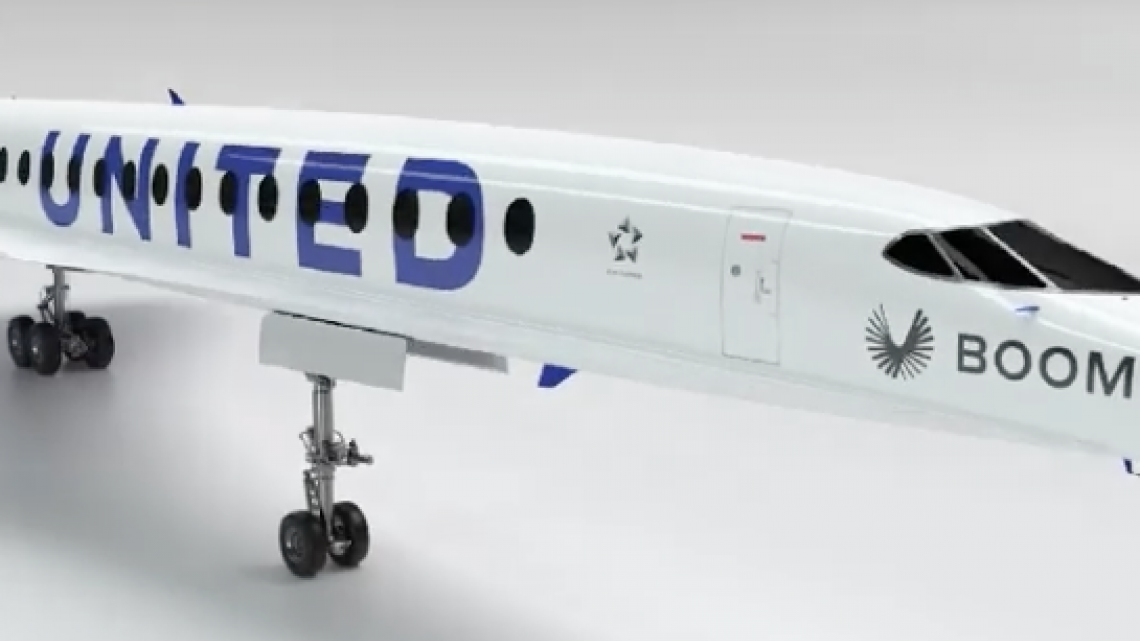 Acuerdo comercial entre United y Boom Supersonic reduciría vuelos internacionales en la mitad del tiempo