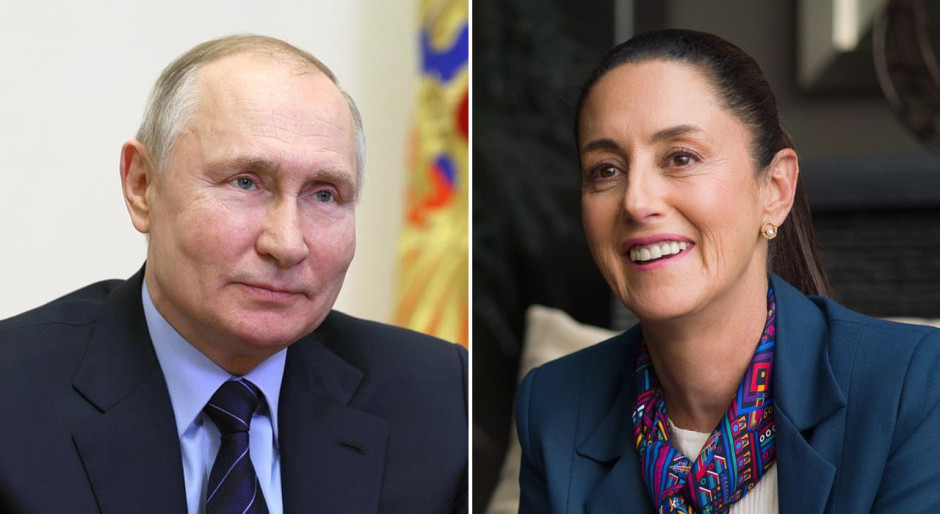 Invita Claudia Sheinbaum a Vladimir Putin a su toma de protesta; Ecuador y Perú no están en la lista