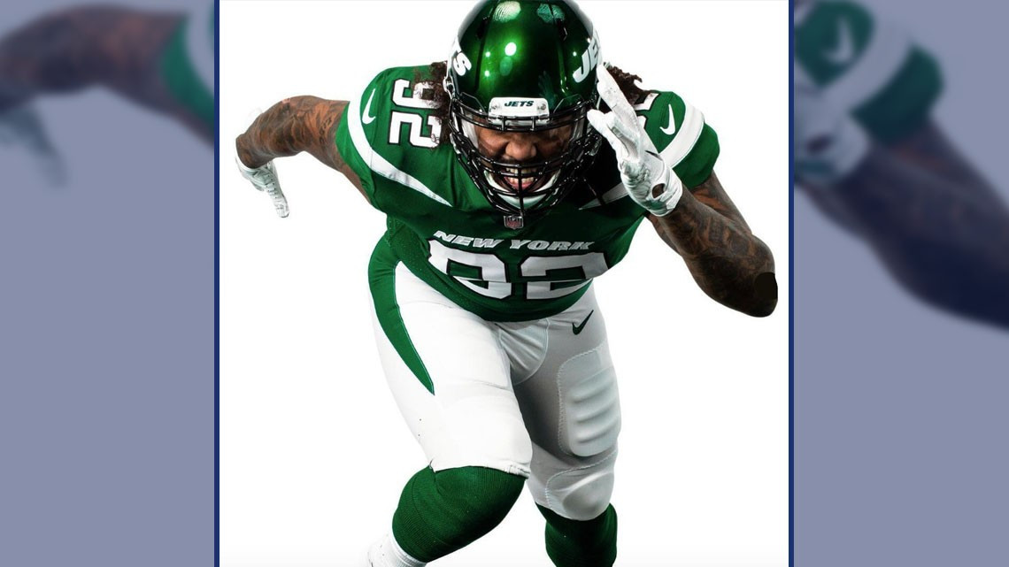 Presenta New York Jets sus nuevos uniformes 