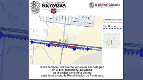 Aviso a los automovilistas, cierre parcial del Puente Jarachina