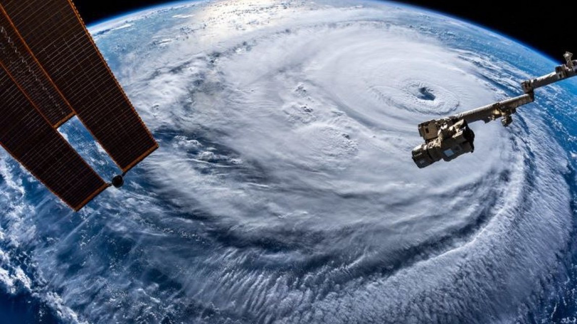 Impresionante el tamaño del huracán "Florence"