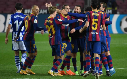 ¡Respira el Barcelona! Vence a la Real Sociedad