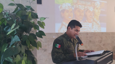 Imparte SEDENA taller contra violencia de género en el cuartel militar