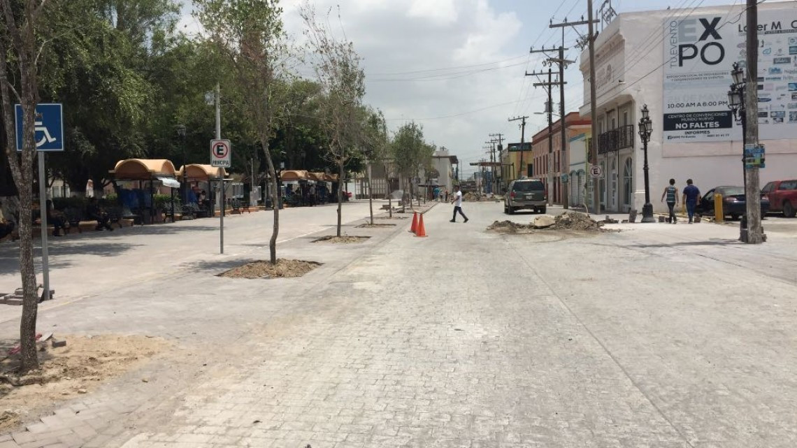 Obras de plaza principal quedarán concluidas antes del grito de independencia
