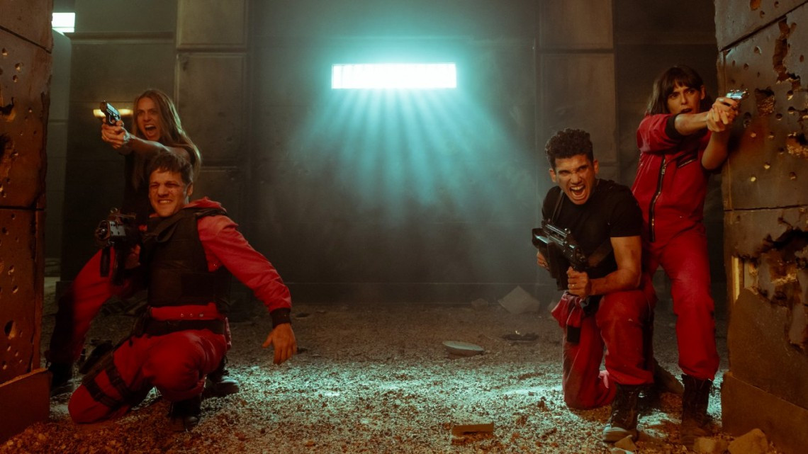 Comparten imágenes de la última temporada de La Casa de Papel