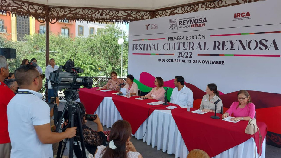 Presentan primera edición del Festival de Cultura en Reynosa 