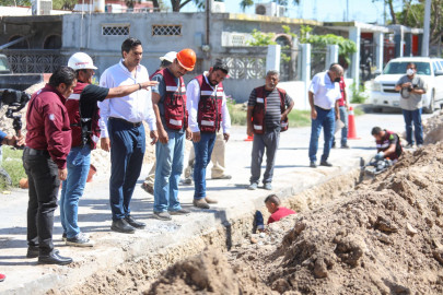 Supervisó Alcalde rehabilitación de drenaje en Colonia Electricistas 