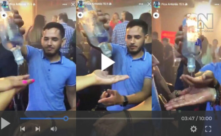 Usan vodka para desinfectarse dentro de un antro