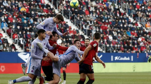 ¡No levantan! Barcelona deja ir puntos contra el Osasuna en LaLiga