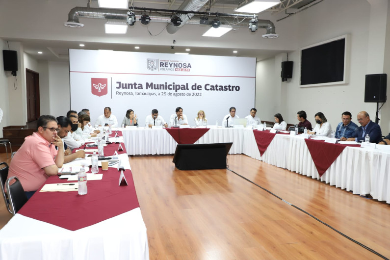 Convocó Junta Municipal de Catastro a Cámaras y organismos civiles a reunión de trabajo 