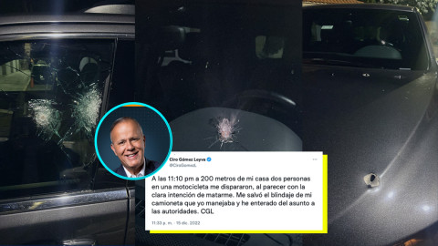 Atentan contra Ciro Gómez Leyva