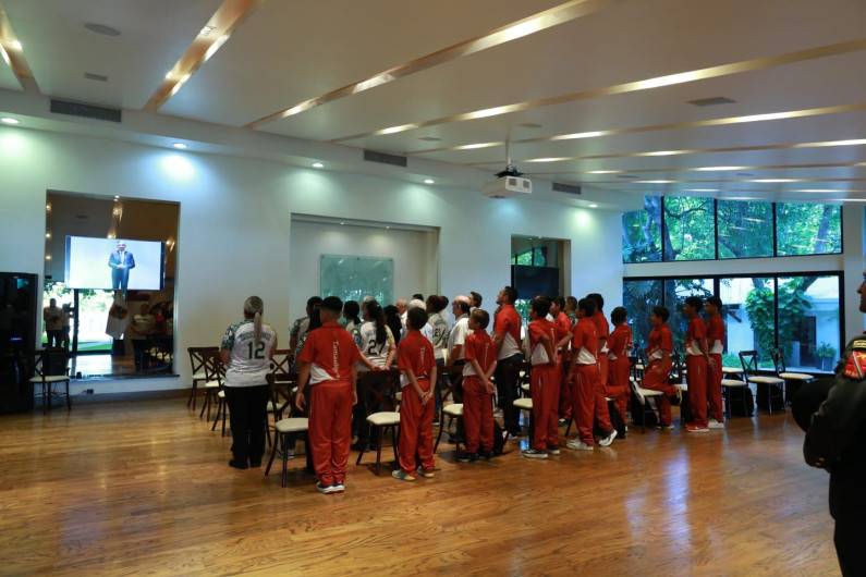 Abandera María de Villarreal a equipo matamorense que representará a México en el Mundial de Béisbol Infantil