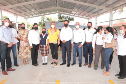 Nueva techumbre en Escuela Primaria motiva compromiso por la educación 