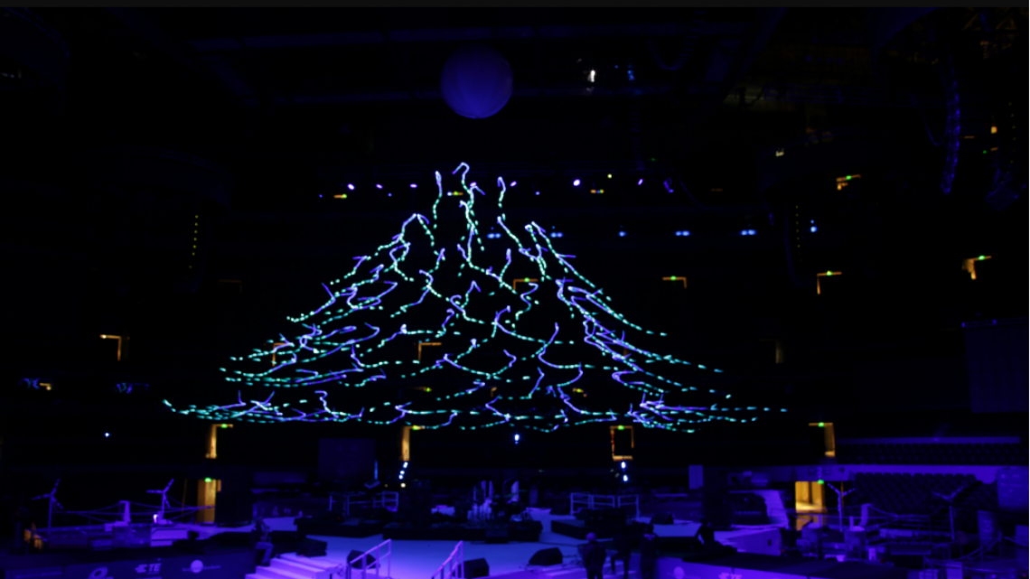 El “Intel Drone Light Show”, un espectáculo digno de admirar