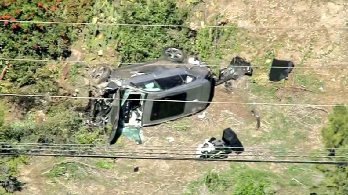 Tiger Woods sufre un accidente automovilístico