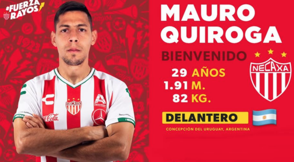 Necaxa confirma la contratación del argentino, Mauro Quiroga