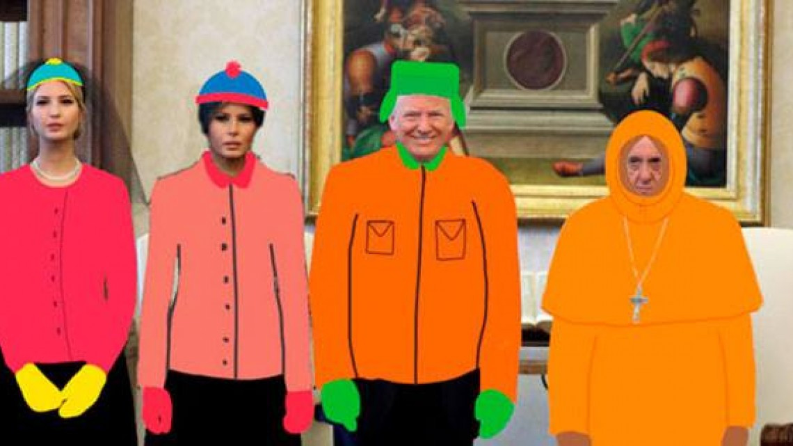 La visita de los Trump al Papa en memes