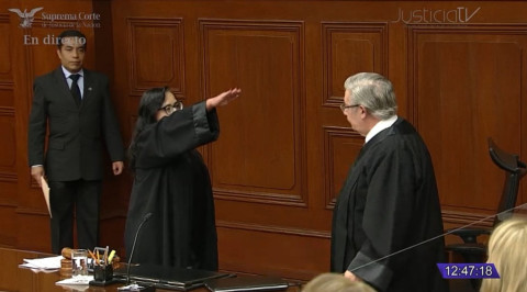 Elección histórica de ministra Piña demuestra que hay autonomía en poder judicial: AMLO