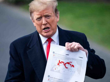 Trump dice que la última facción del EI caerá 'esta noche'