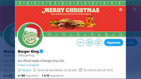 Burger King salta de julio a diciembre y dice “Bye Bye 2020” 